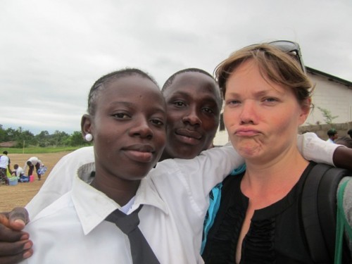 Grace and Prince. They told me to ‘be serious’ then both smiled nicely.