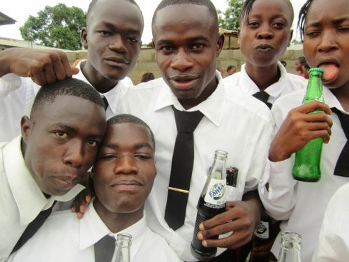 I Love how awkward almost everyone is in this photo. Youhn Paul, Obediah, Serina, and Comfort in the back. Nyan and Martin in the front.